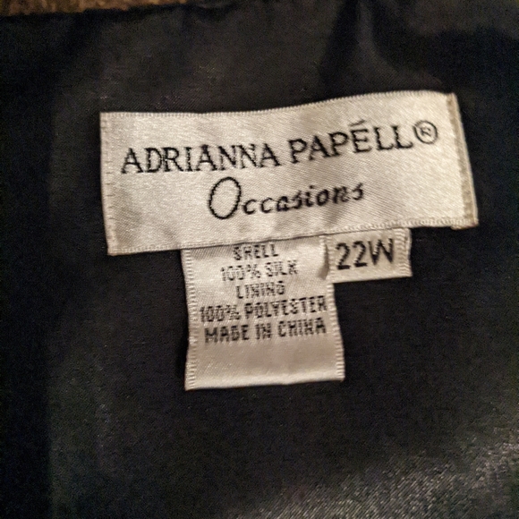 Adrianna Papell 'Occasions' beaded silk gown - Picture 5 of 8